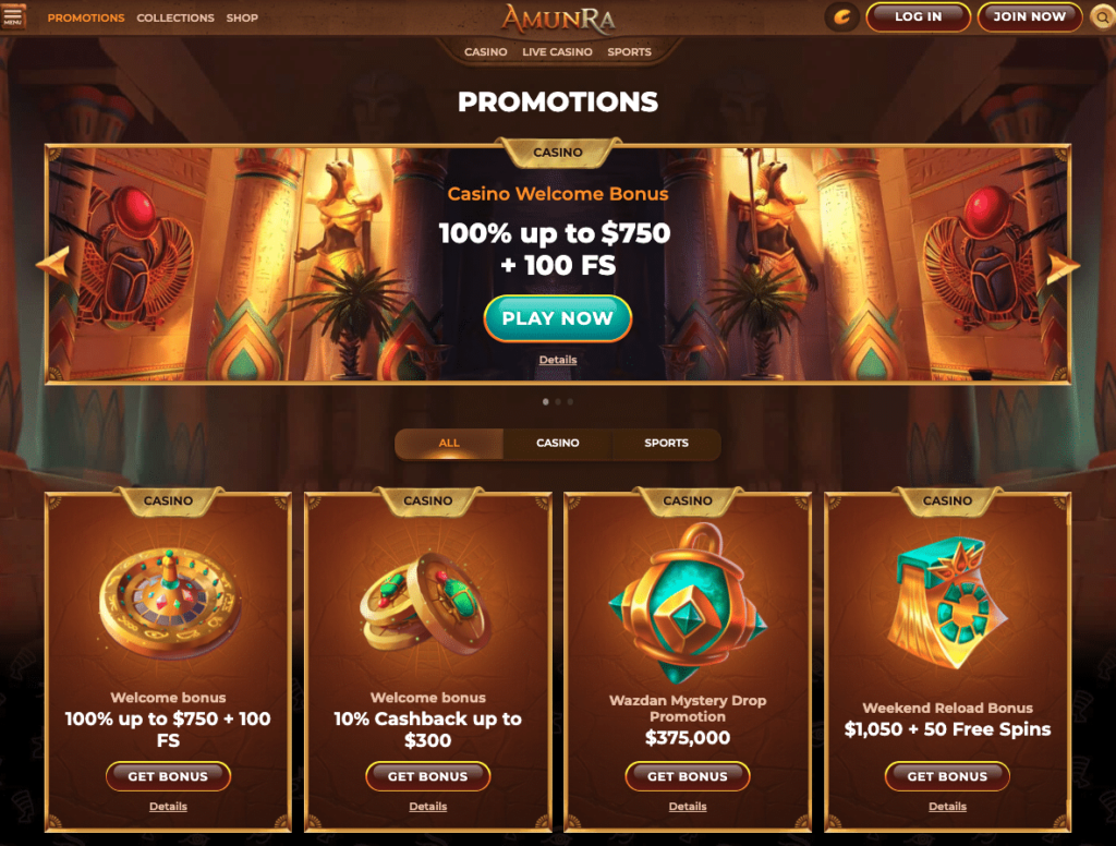 amunra casino promo code