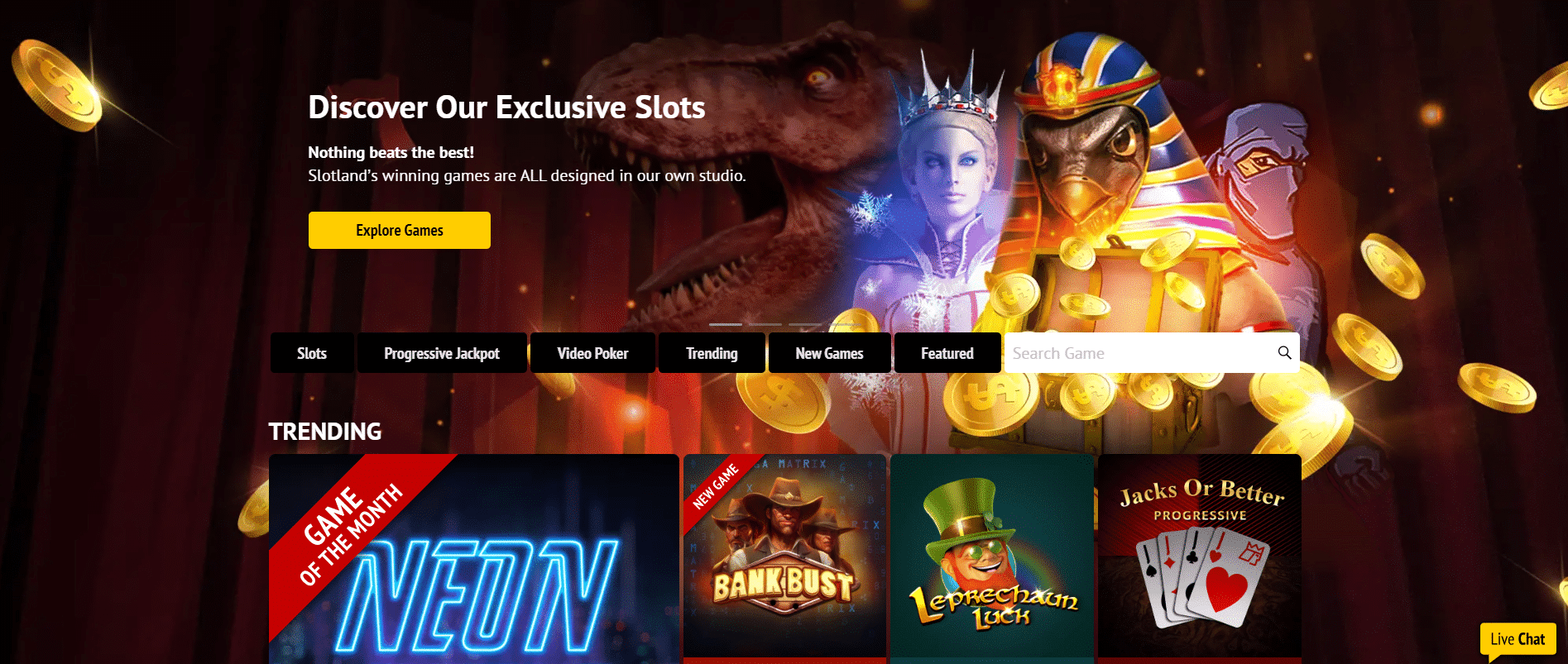 Slotland Casino Review » Get a Bonus on 10 Deposits